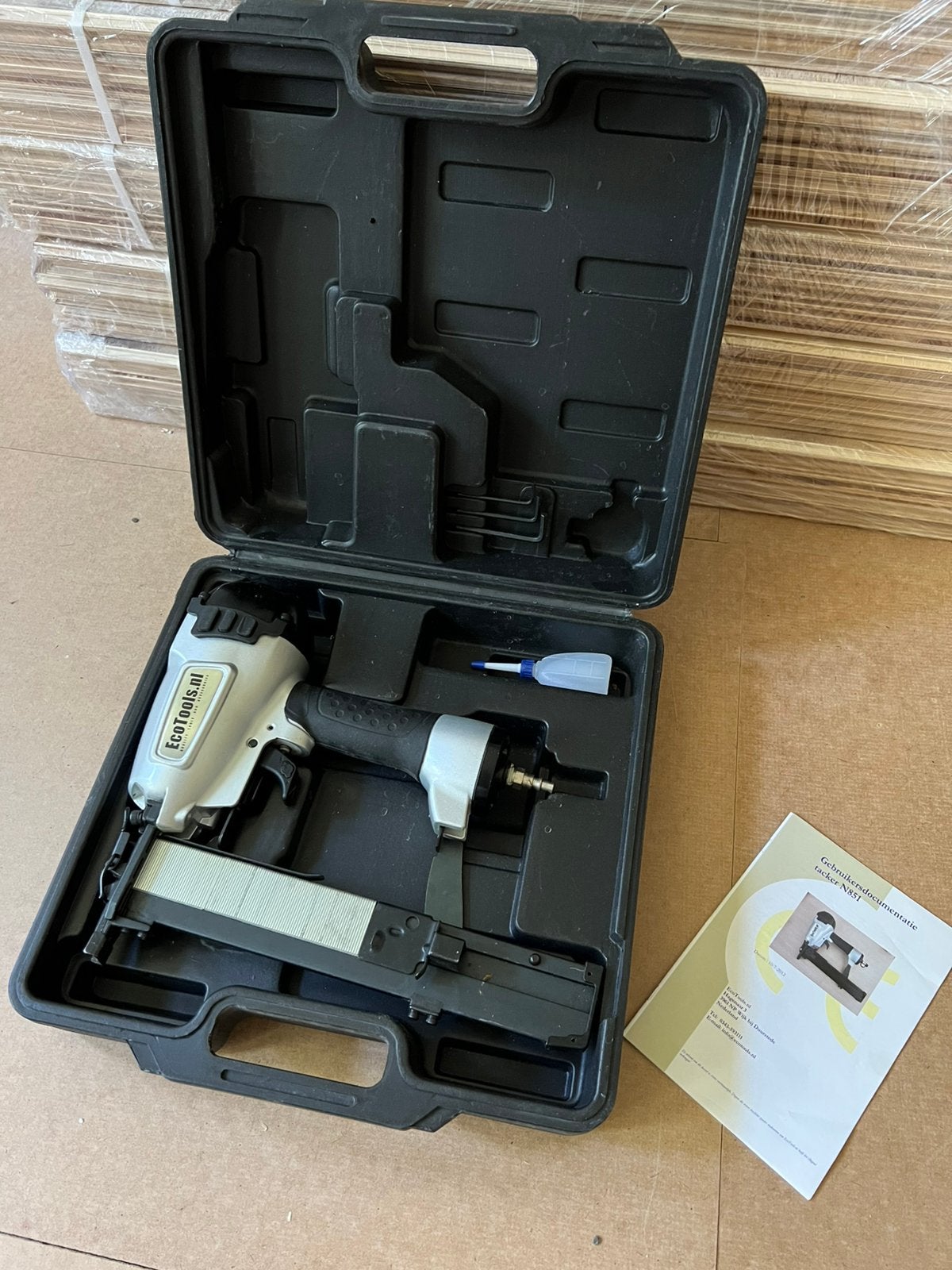 [TEAB] Ecotools tacker N851, Ophalen of Verzenden, Zo goed als nieuw, Tacker/nietmachine
