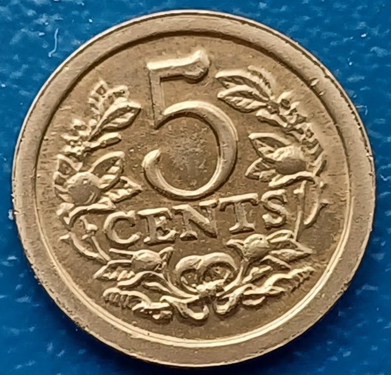 Herdenkingsstuiver 5 cents Prins Johan Friso - 1968, Verzenden, Overige materialen, Nederland
