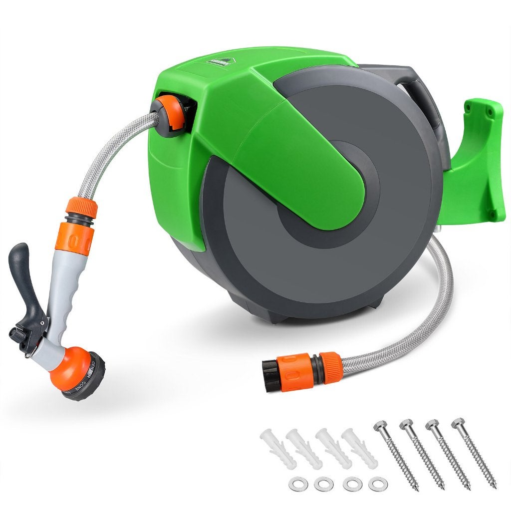 Tuinslanghaspel slanghaspel + 22 m tuinslang GRATIS BEZORGD, Verzenden, Tuinslang, Nieuw, Nvt