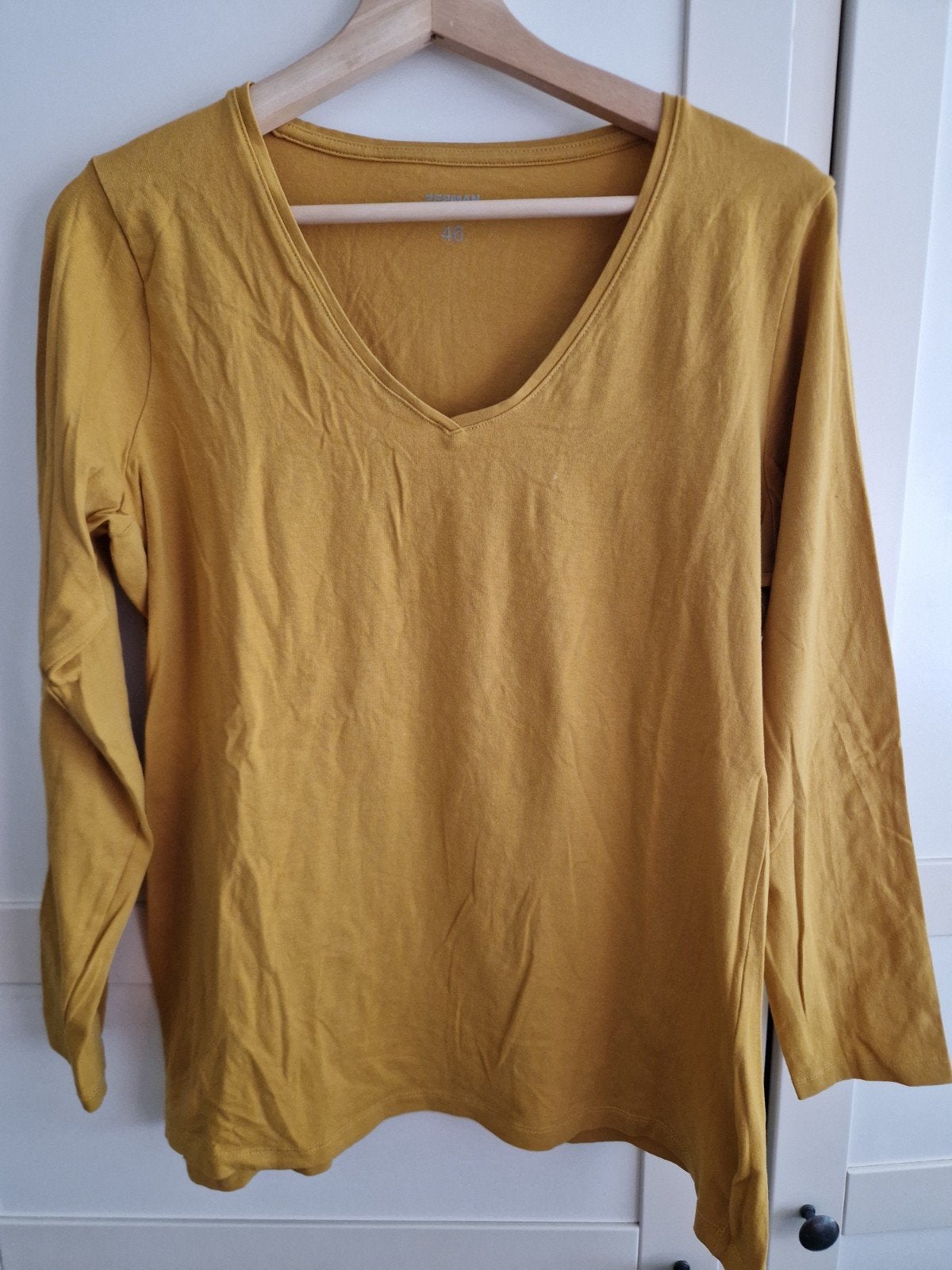 zeeman longsleeve maat 46, Zeeman, Geel, Maat 46/48 (XL) of groter, Ophalen of Verzenden