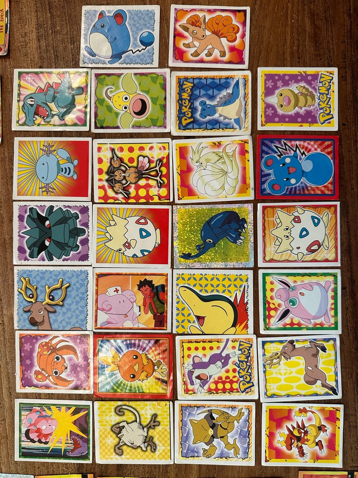 Pokémon stickers Merlin, Ophalen of Verzenden, Zo goed als nieuw