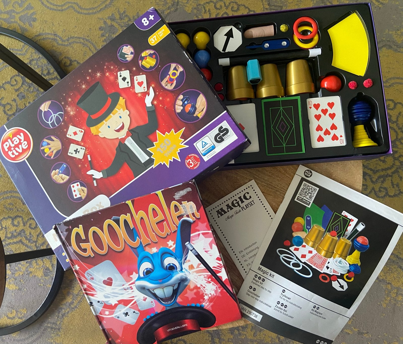 Goocheldoos met 150 tricks - Leer goochelen!, Kinderen en Baby's, Ophalen of Verzenden, Zo goed als nieuw, Ontdekken