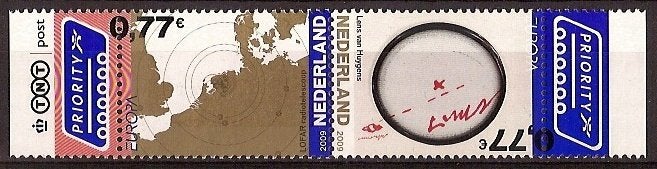 Nederland NVPH nr 2639/40 postfris Sterrenkunde 2009, Ophalen of Verzenden, Na 1940, Postfris