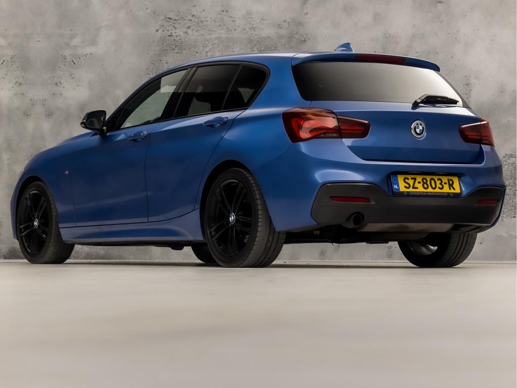 BMW 1 Serie 118i M Sport High Executive Automaat (GROOT NAVI, Auto's, 12 maanden, Gebruikt, Blauw, Bedrijf