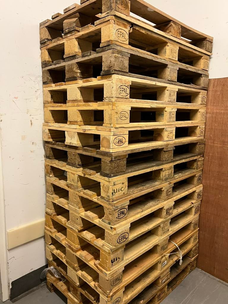15x Euro pallet te koop – goede staat, Ophalen, Zo goed als nieuw, 50 mm of meer, Pallet
