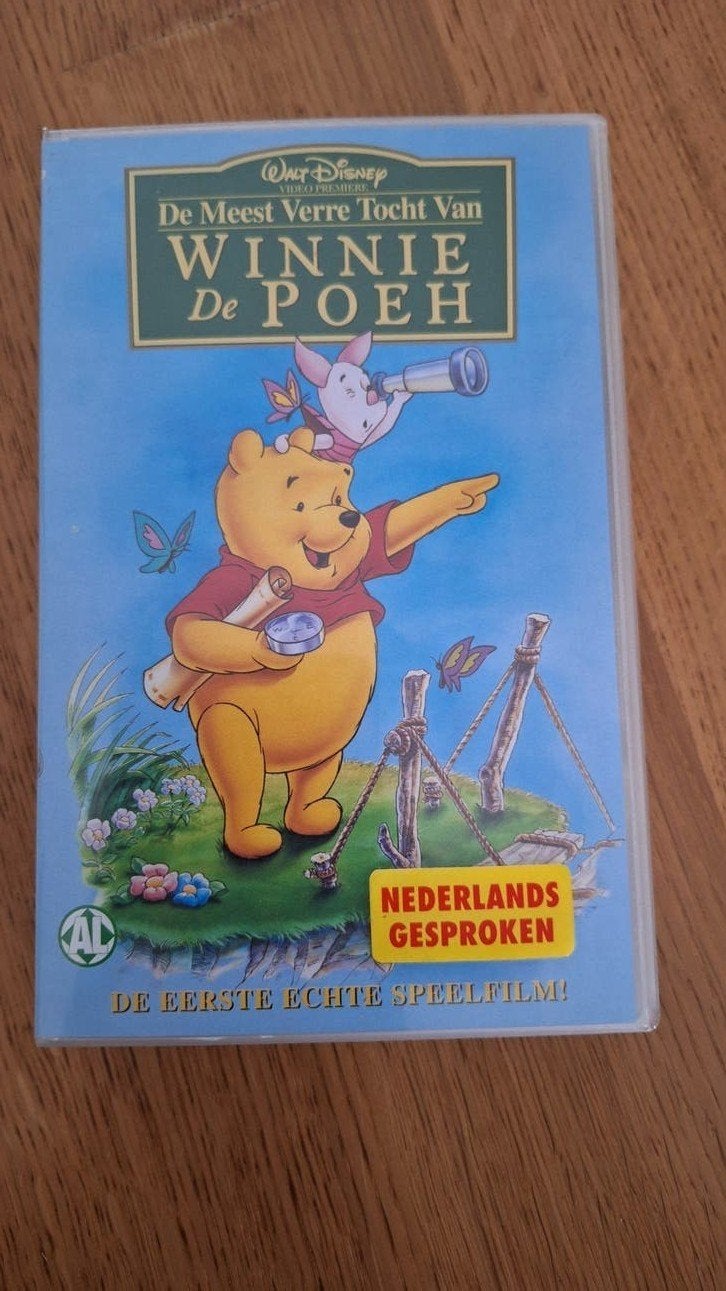 Winnie de Poeh VHS - De Meest Verre Tocht van Poeh, Gebruikt, Alle leeftijden, Kinderfilm, VHS