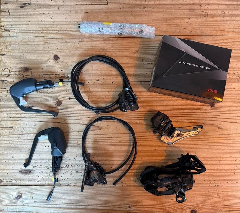 Shimano Dura-Ace Di2 R9270 TT / Triathlon groepset - Nieuw, Nieuw, Ophalen of Verzenden, Derailleur of Ketting, Aluminium
