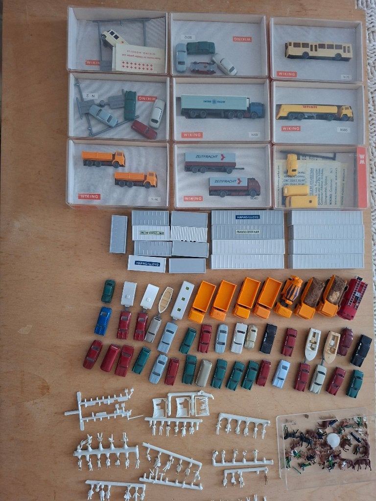 N-Spoor trein spoor auto's, Hobby en Vrije tijd, Gelijkstroom, Analoog, Ophalen, Overige merken