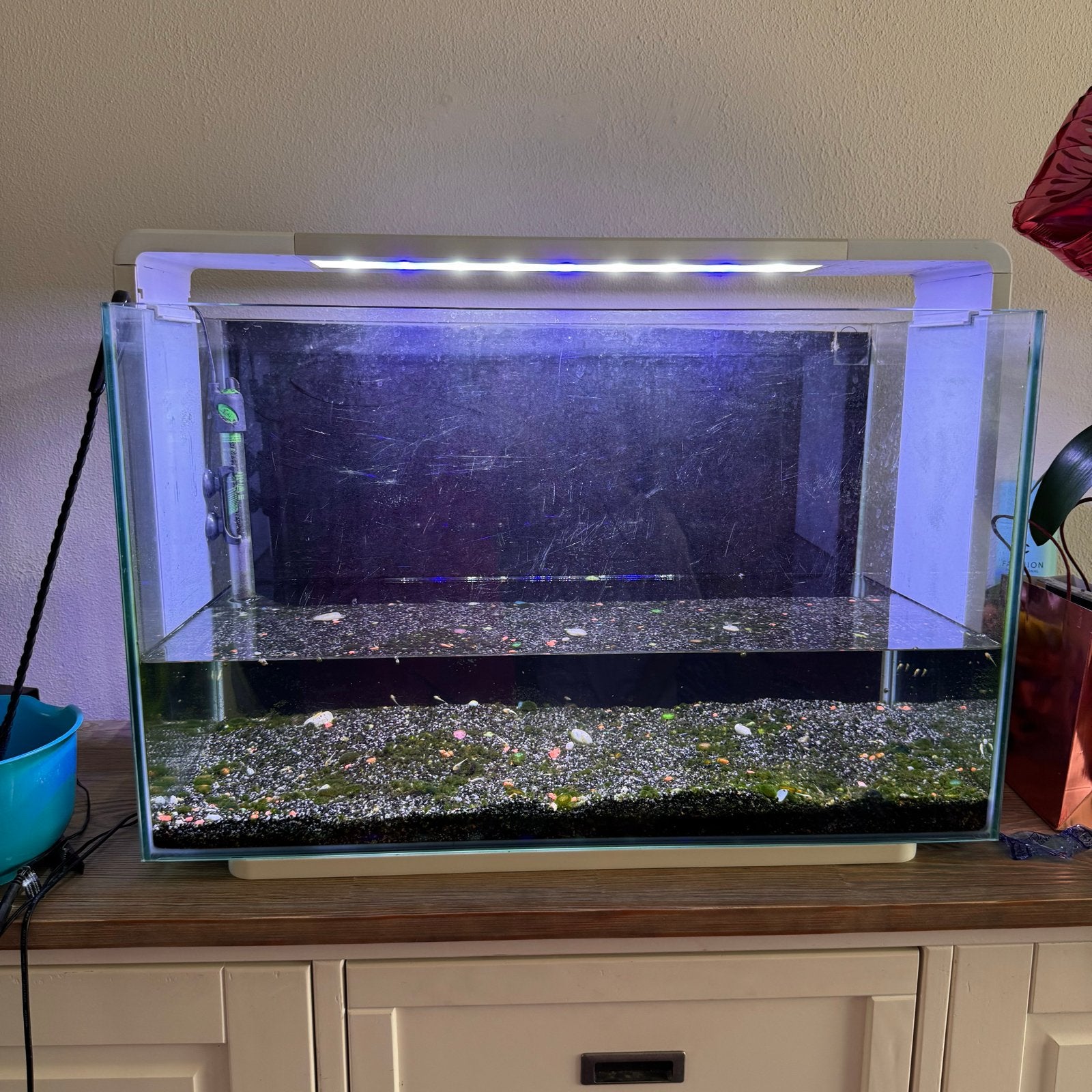 Superfish home 110, Dieren en Toebehoren, Vissen | Aquaria en Toebehoren, Ophalen, Gebruikt, Verwarming, Leeg aquarium