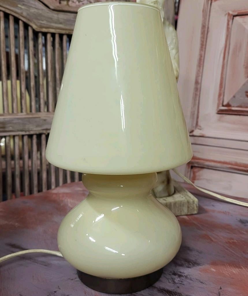 Vintage/Murano/Mushroom/Lamp/Tafellamp, Ophalen of Verzenden