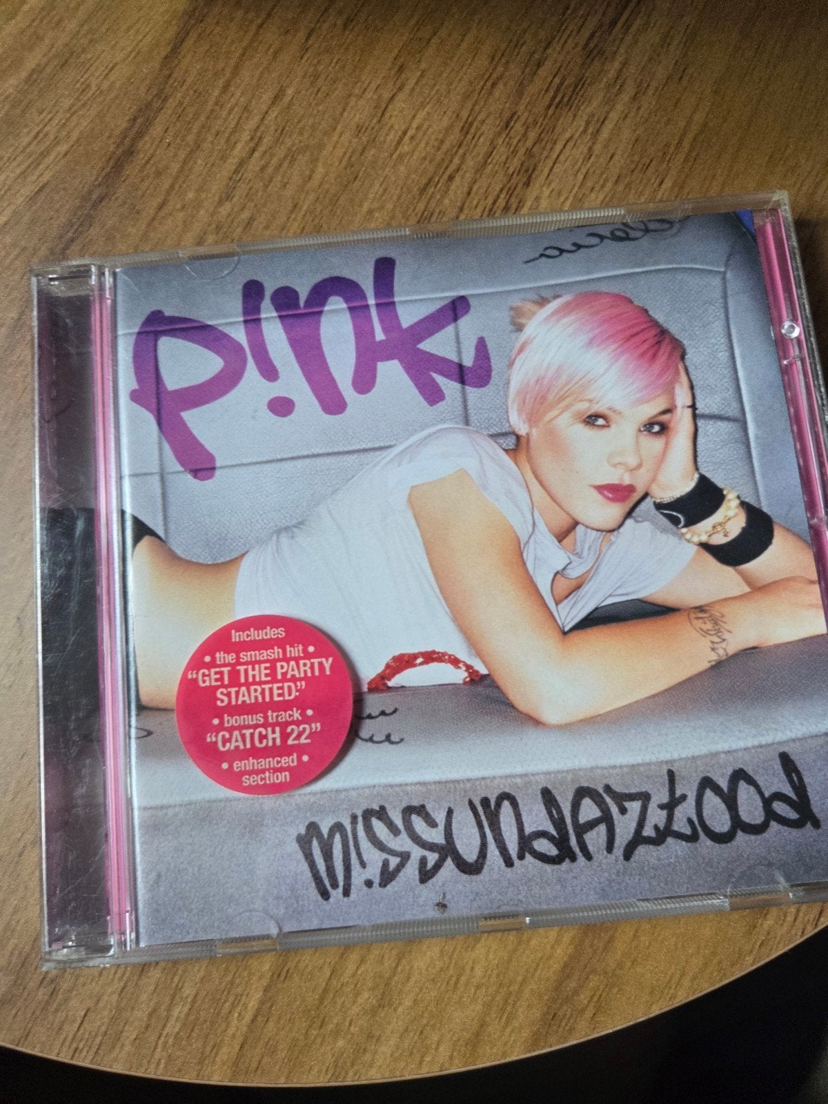 P!nk - M!ssundaztood CD (Pop, Rock), Gebruikt, Pop, Ophalen of Verzenden, Inclusief doosje