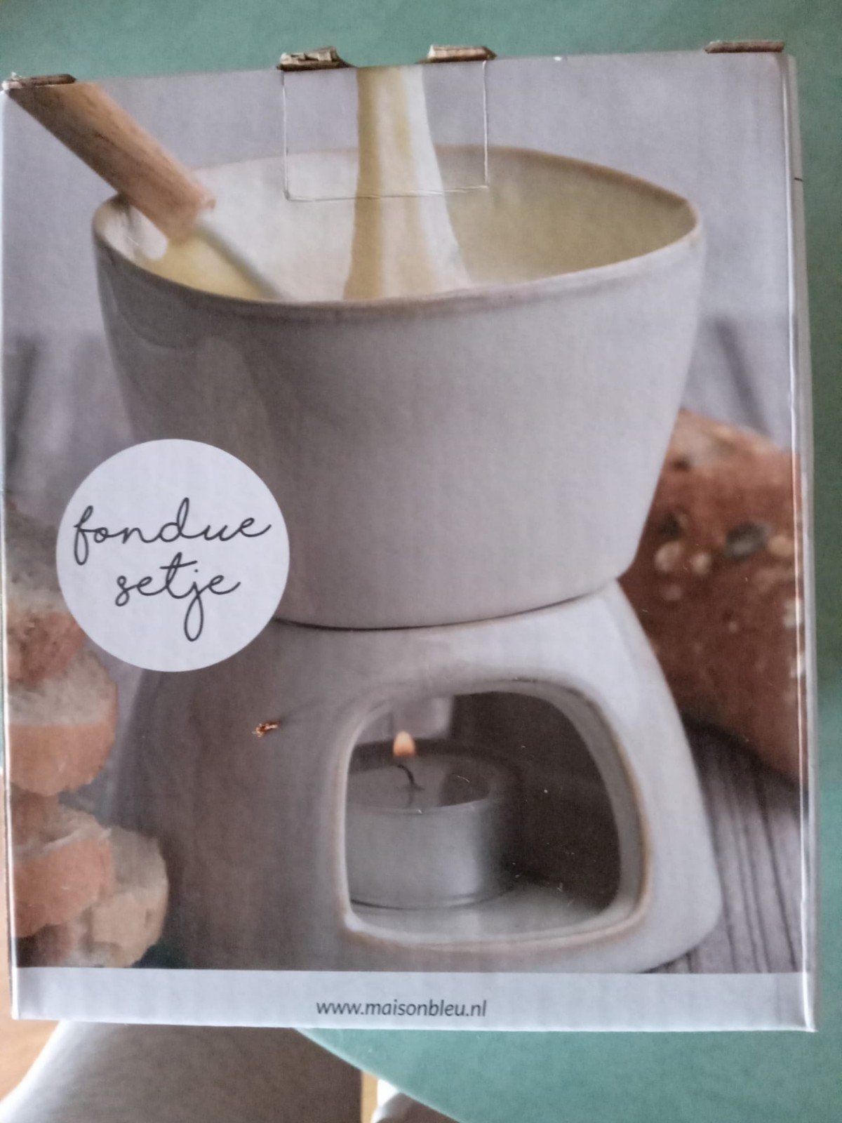 NIEUW fondeusetje Maison bleu, Ophalen, Nieuw, Fondueset