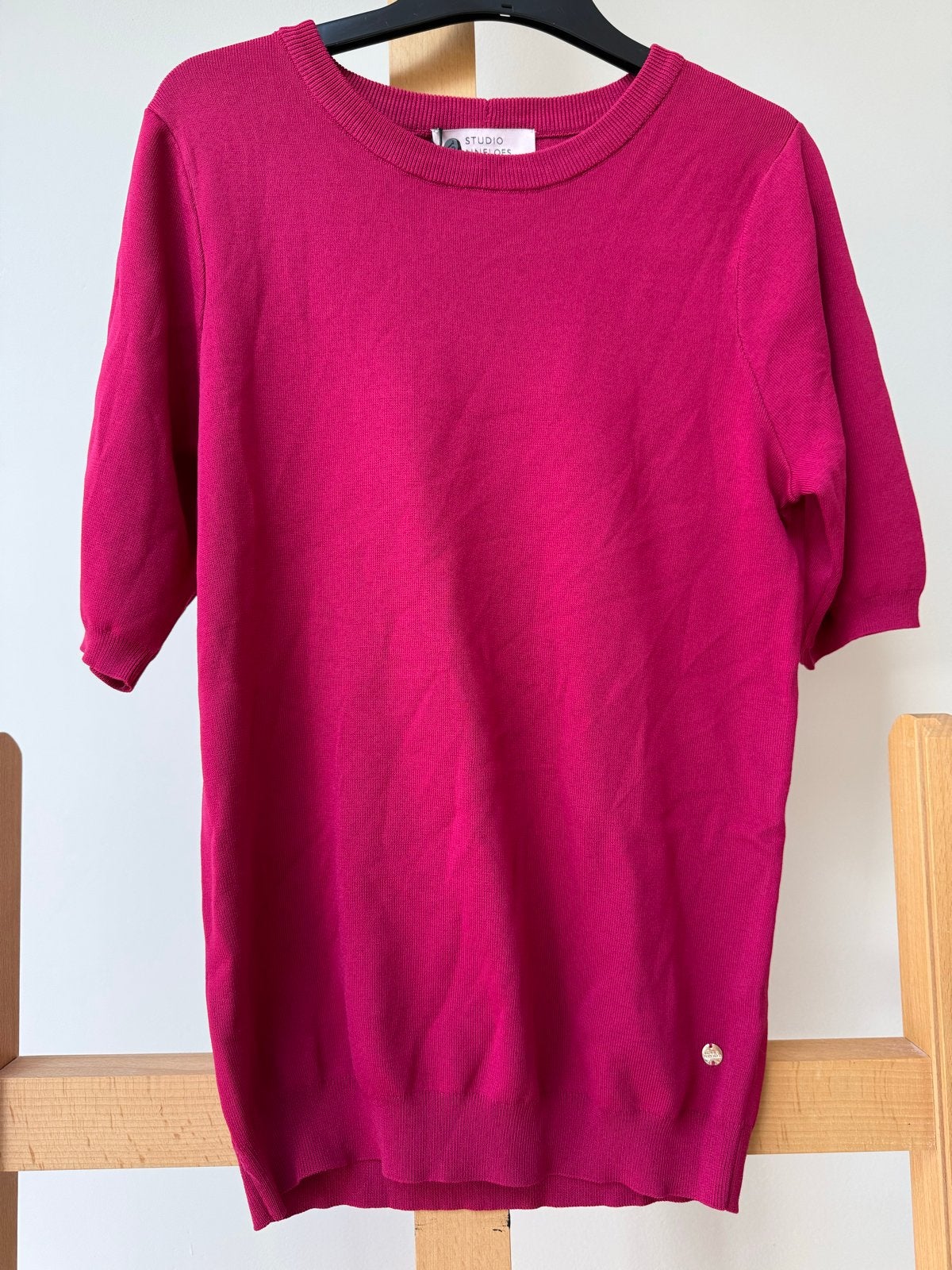 Studio Anneloes Lana Pullover - Maat S - Cerise, Nieuw, Ophalen of Verzenden, Korte mouw, Roze