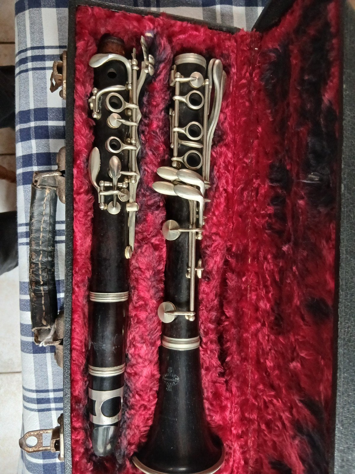 Bes klarinet, Ophalen of Verzenden, Gebruikt, Hout, Bes-klarinet