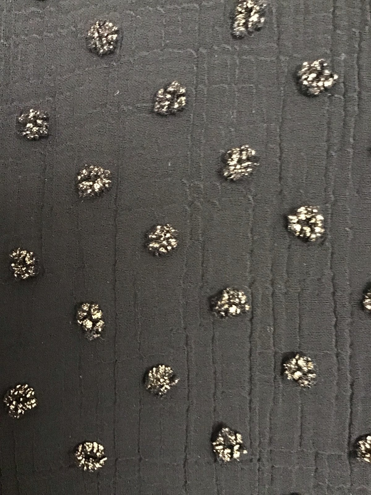 Zara Zwarte Blouse met Gouden Stippen - Maat M, Ophalen of Verzenden, Zo goed als nieuw, Maat 38/40 (M), Zwart