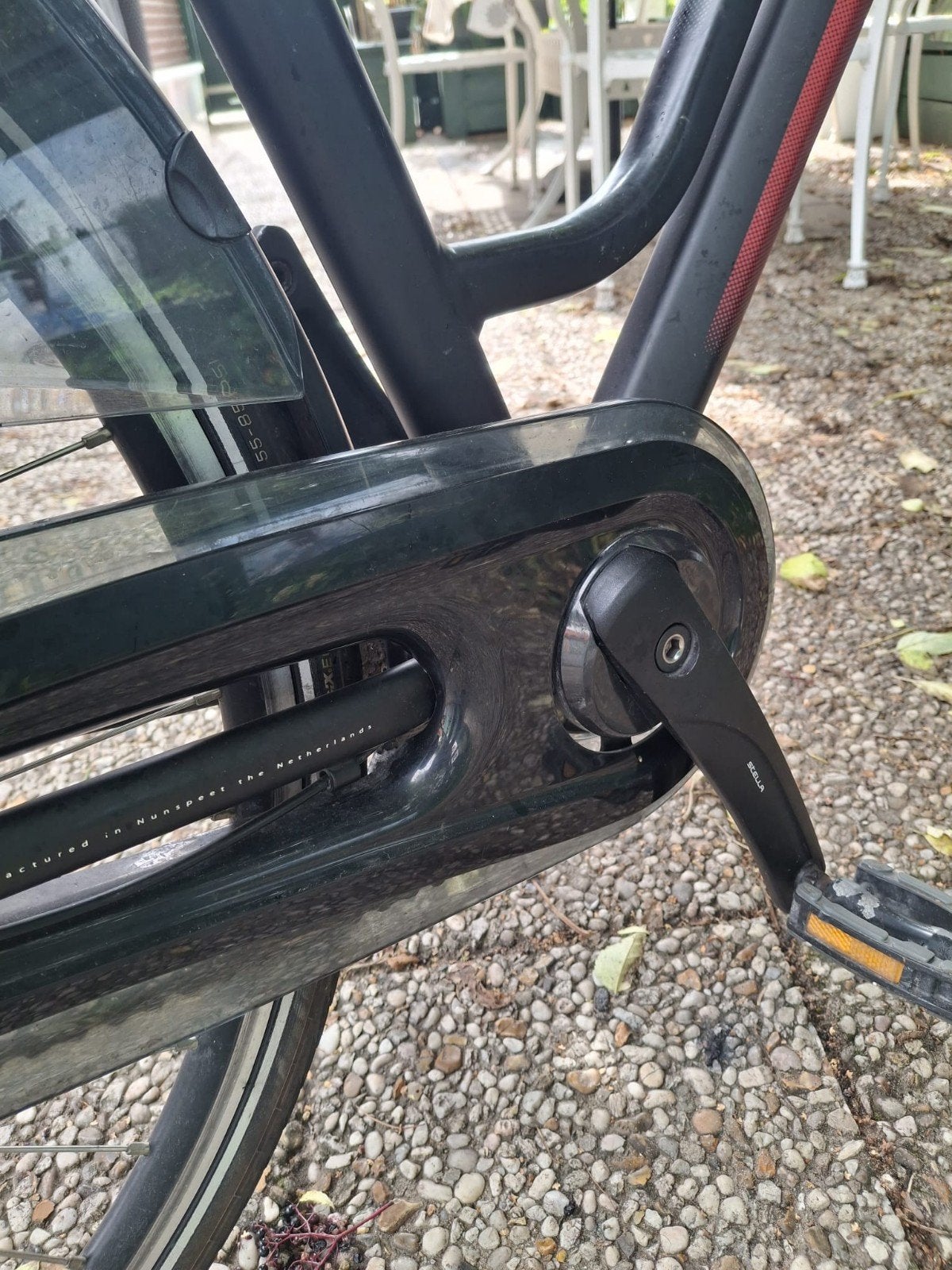 Vlotte Zwart/Rode Stellafiets/Platina Acc./bdn vnf€ 650,00, Ophalen of Verzenden