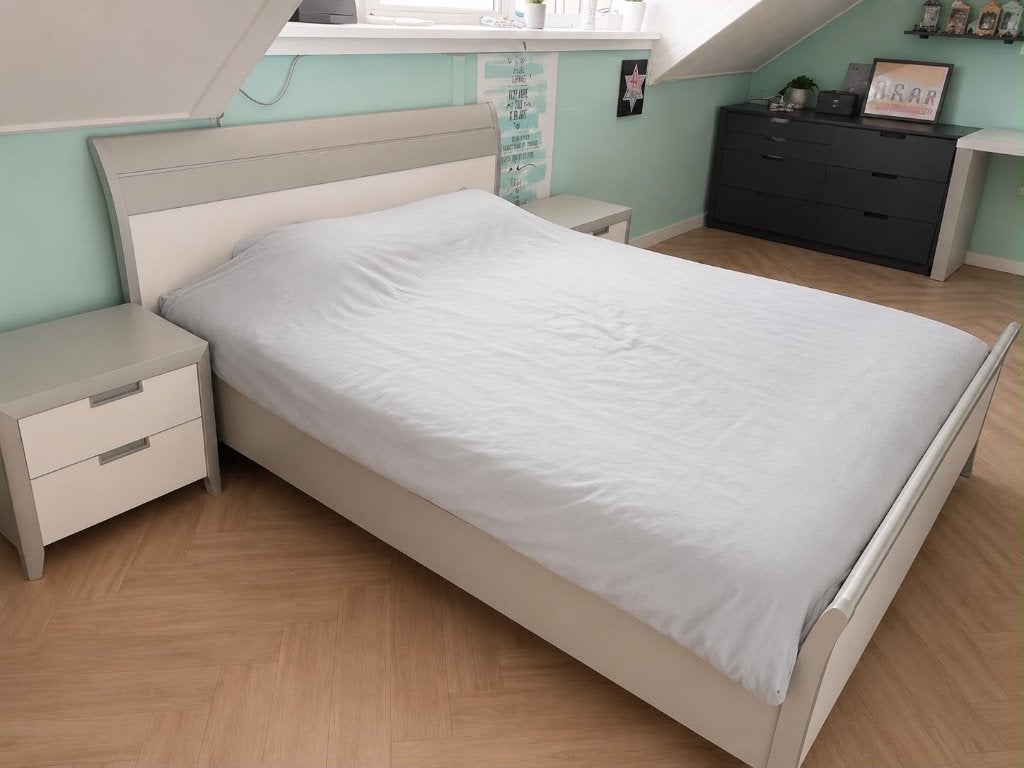 Tweepersoons bed auping gratis, Huis en Inrichting, Ophalen, Gebruikt, Tweepersoons, 200 cm