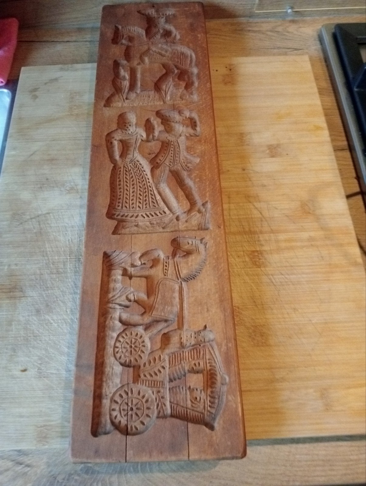 oude speculaasplank met afbeeldingen, Ophalen of Verzenden