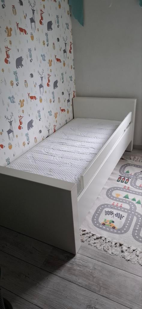 Kidsmill peuterbed, Kinderen en Baby's, Kinderkamer | Bedden, Ophalen, Gebruikt, 70 tot 85 cm, Matras