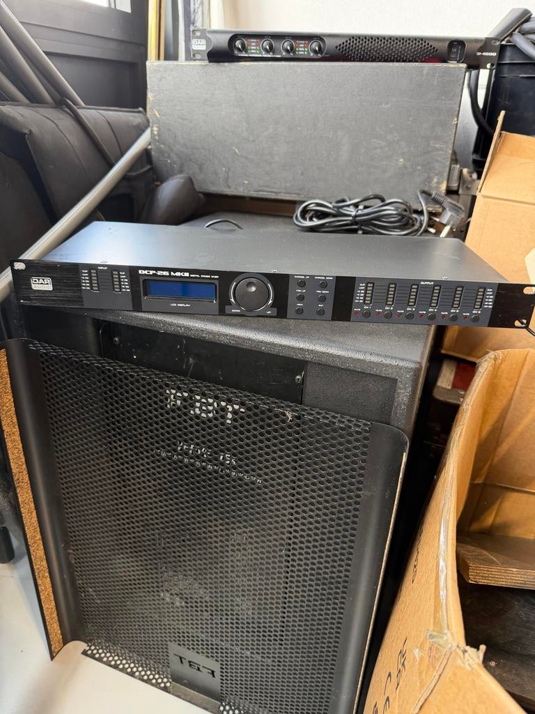 Dap DCP-26 MK2 Digitale Crossover Processor, Muziek en Instrumenten, Mengpanelen, Ophalen, Gebruikt, 5 tot 10 kanalen