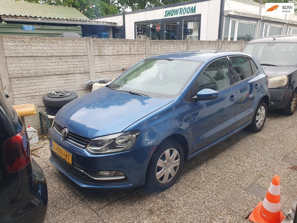 Volkswagen Polo 1.0 Comfortline Inruil Mogelijk, Voorwielaandrijving, Euro 6, Blauw, Handgeschakeld