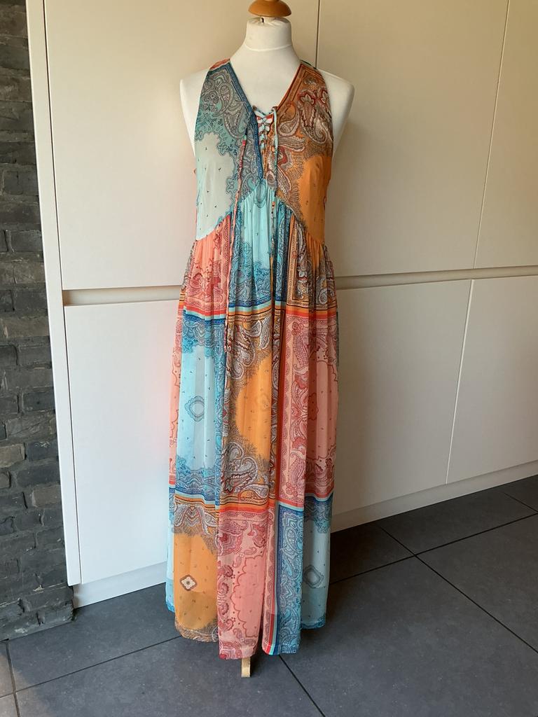 Twinset Milano maxijurk It.42 (36) nieuwprijs 328€, Kleding | Dames, Overige kleuren, Ophalen of Verzenden, Zo goed als nieuw