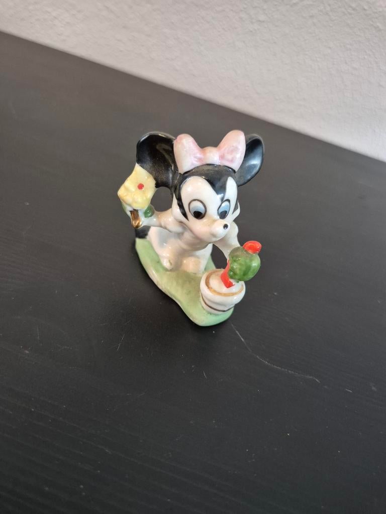 Vintage Minnie Mouse beeldje - Disney verzamelobject, Verzamelen, Poppetjes en Figuurtjes, Ophalen of Verzenden, Gebruikt