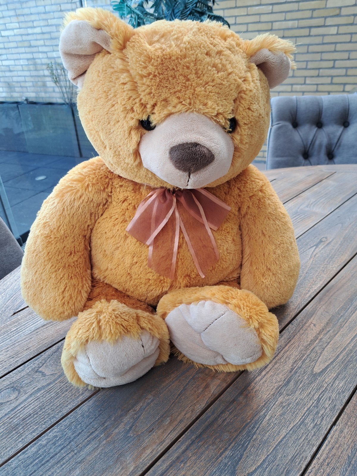 Grote knuffelbeer - Bob de Beer 60cm, Kinderen en Baby's, Ophalen, Beer, Zo goed als nieuw, Middelgroot (20 tot 80 cm)