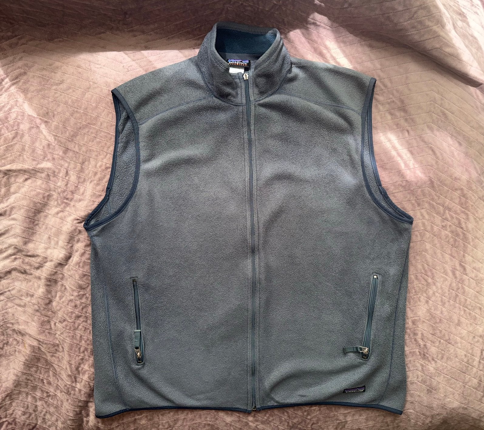 Patagonia Synchilla Snap-T Vest/ Bodywarmer, Ophalen of Verzenden, Zo goed als nieuw, Overige maten, Grijs