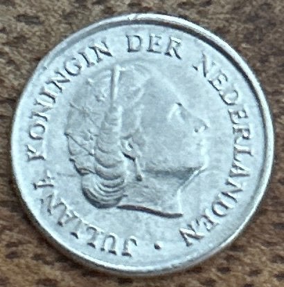 10 cent munt 1977 Koningin Juliana, Ophalen, Koningin Juliana, 10 cent, Losse munt
