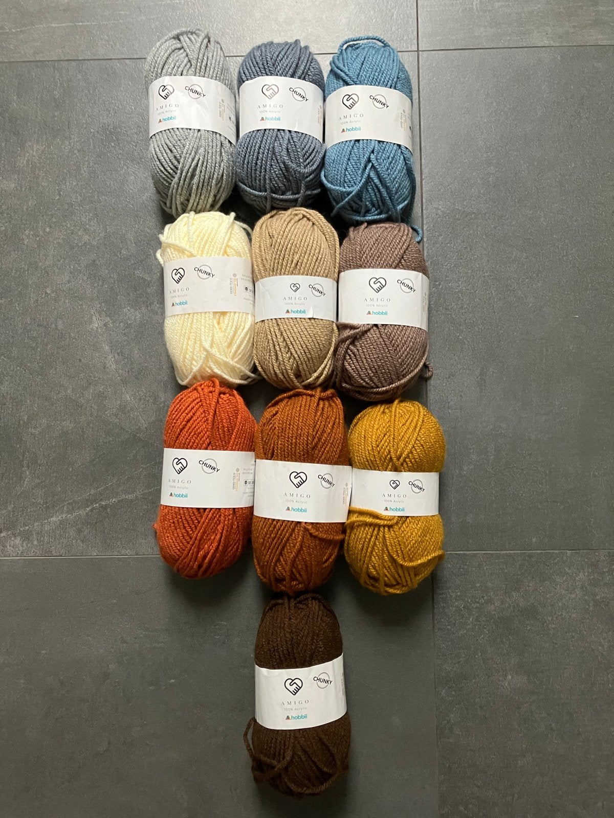 Hobbii Amigo Chunky Acryl Garen - Diverse Kleuren, Ophalen of Verzenden, Nieuw, Breien of Haken, Wol of Garen