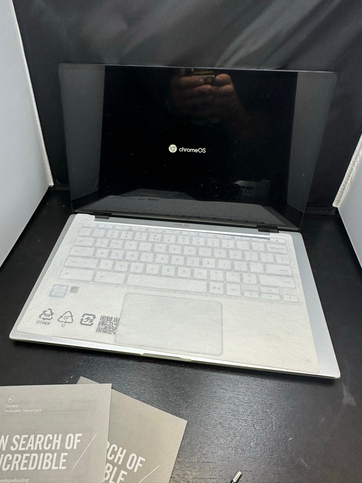 ASUS Chromebook Flip C434T - Intel Core m3 - Als Nieuw, B, 2 tot 3 Ghz, Verzenden, Zo goed als nieuw
