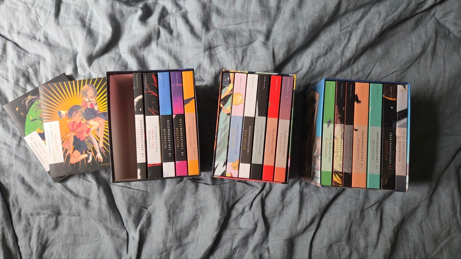 COMPLEET - NISIOISIN Monogatari series box set, Ophalen of Verzenden, Gelezen, NISIOISIN
