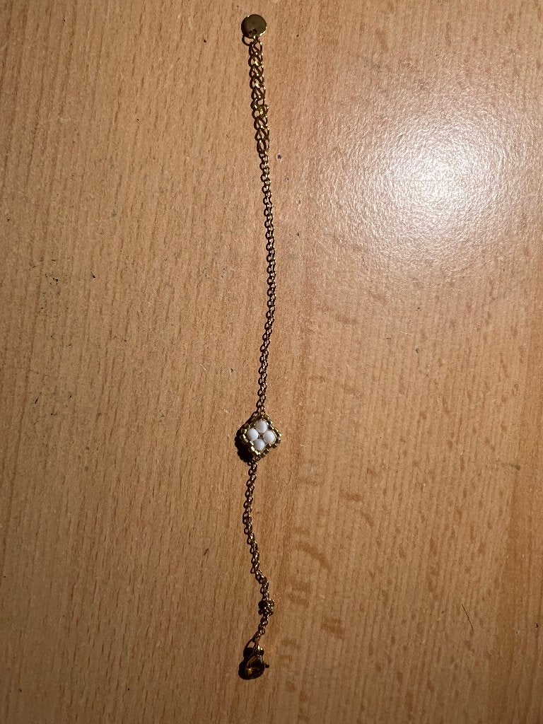 armband /ketting, Sieraden, Tassen en Uiterlijk, Ophalen of Verzenden, Gebruikt, Overige kleuren, Overige materialen
