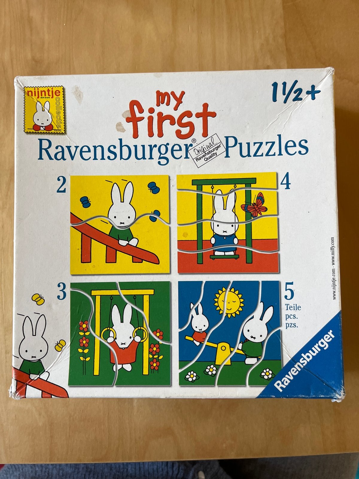Nijntje My First Ravensburger Puzzels (1,5+), Ophalen, Minder dan 10 stukjes, Gebruikt, 6 maanden tot 2 jaar