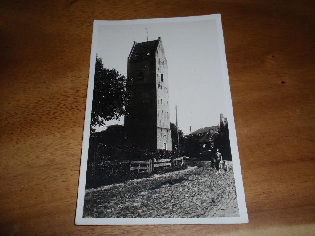 Fotokaart Toren Nes Ameland, Verzenden, 1920 tot 1940, Ongelopen, Waddeneilanden