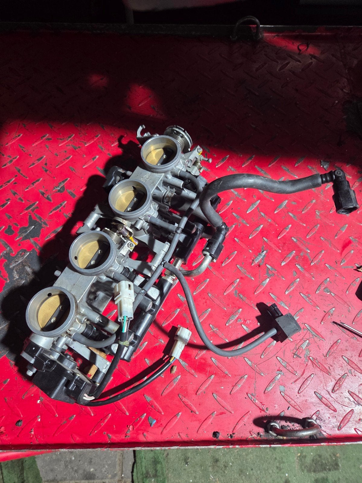Compleet gasklephuis Suzuki gsxr 1000 k7/k8, Ophalen of Verzenden, Gebruikt