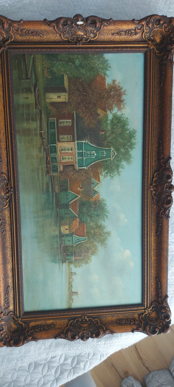 Olieverfschilderij Gortershoek in Zaandijk, Ophalen of Verzenden