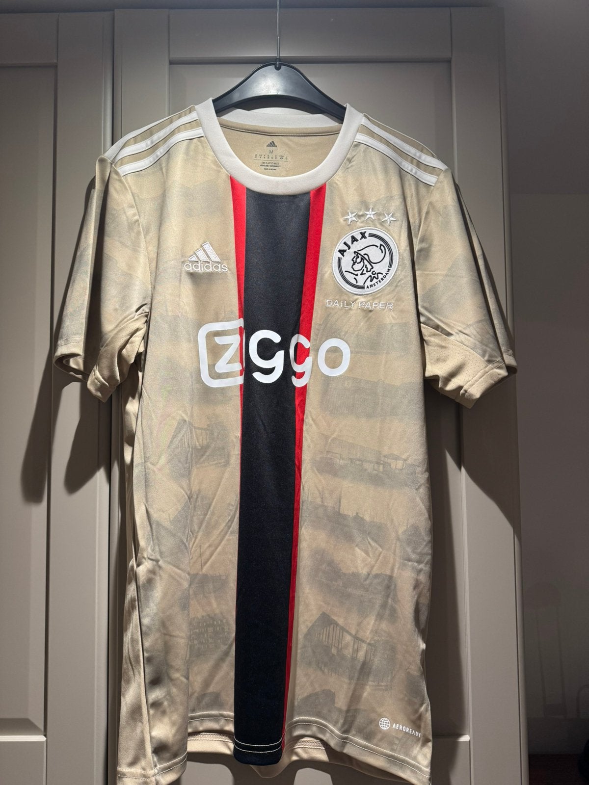 Ajax 2022/2023 derde shirt Daily Paper M, Maat M, Ophalen of Verzenden, Zo goed als nieuw, Shirt