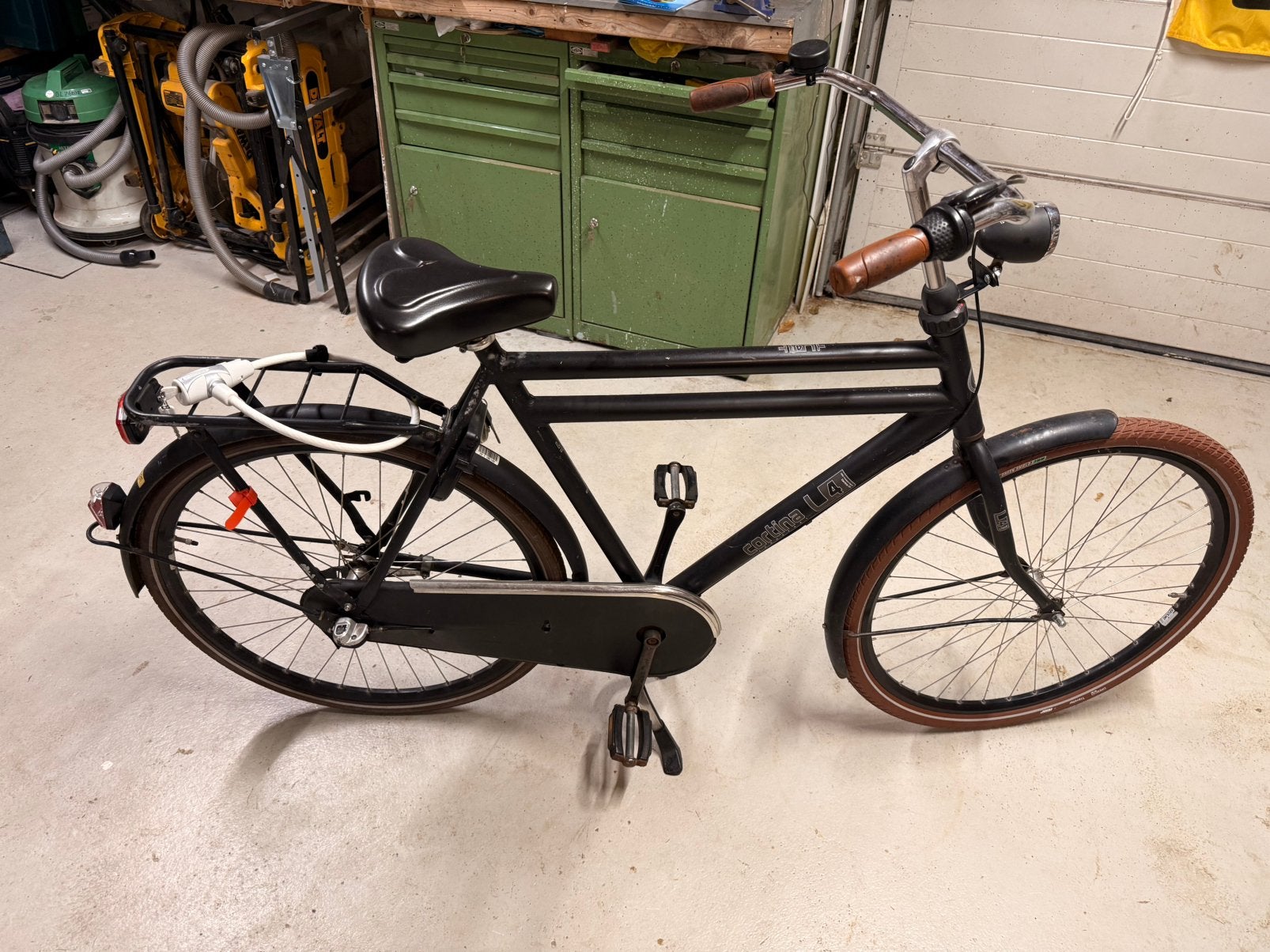 Cortina U4 Herenfiets - Gebruikt, Terugtraprem, Gebruikt, Versnellingen, 57 tot 61 cm