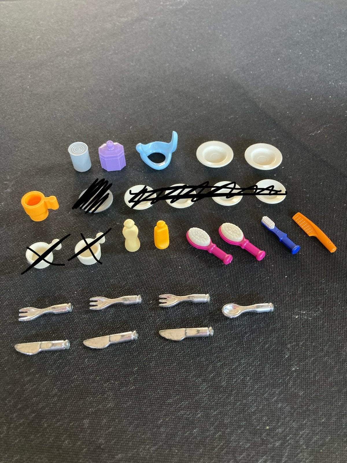 Playmobil flesjes , borstel ed…, Ophalen of Verzenden, Zo goed als nieuw