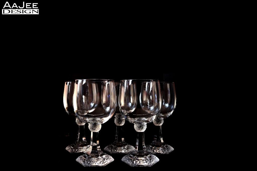 Rosenthal – Maria – 5 x Wijnglas – Classic Rose – Kristal, Antiek en Kunst, Antiek | Glas en Kristal, Ophalen of Verzenden