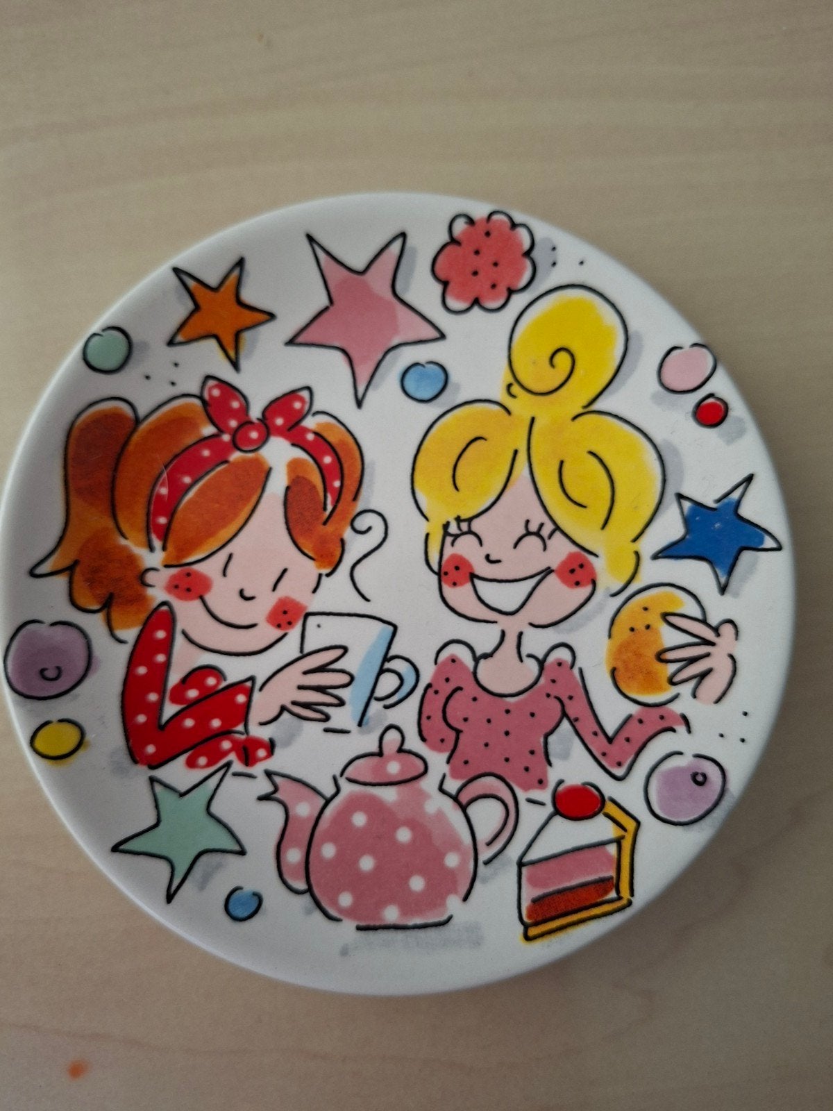 Blond Amsterdam Petit Four Gebaksbordje 12 c, Huis en Inrichting, Keuken | Servies, Blond Amsterdam, Ophalen of Verzenden, Zo goed als nieuw