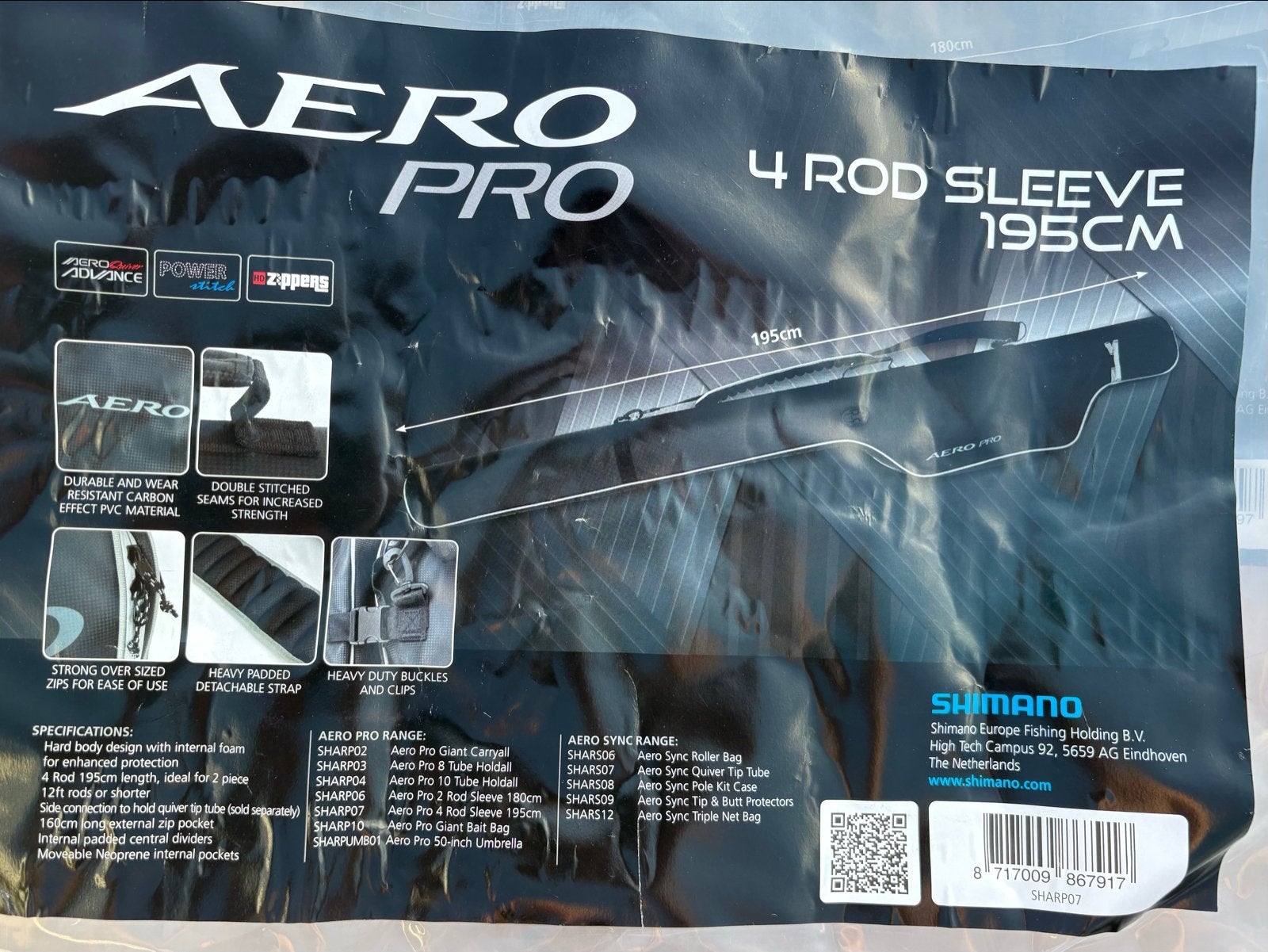 Shimano Aero Pro 4 Rod Sleeve 195cm - feeder Foudraal, Ophalen, Nieuw, Overige typen