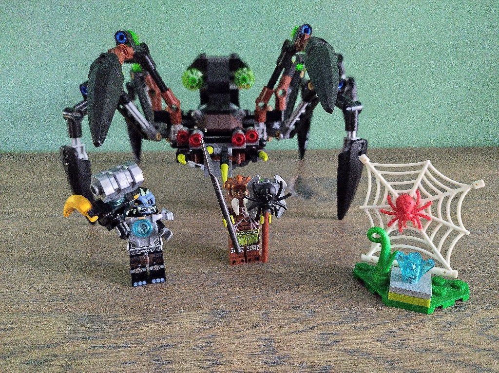 Lego Chima 70130 sparratus spider stalker, Overige thema's, Lego, Ophalen of Verzenden, Zo goed als nieuw