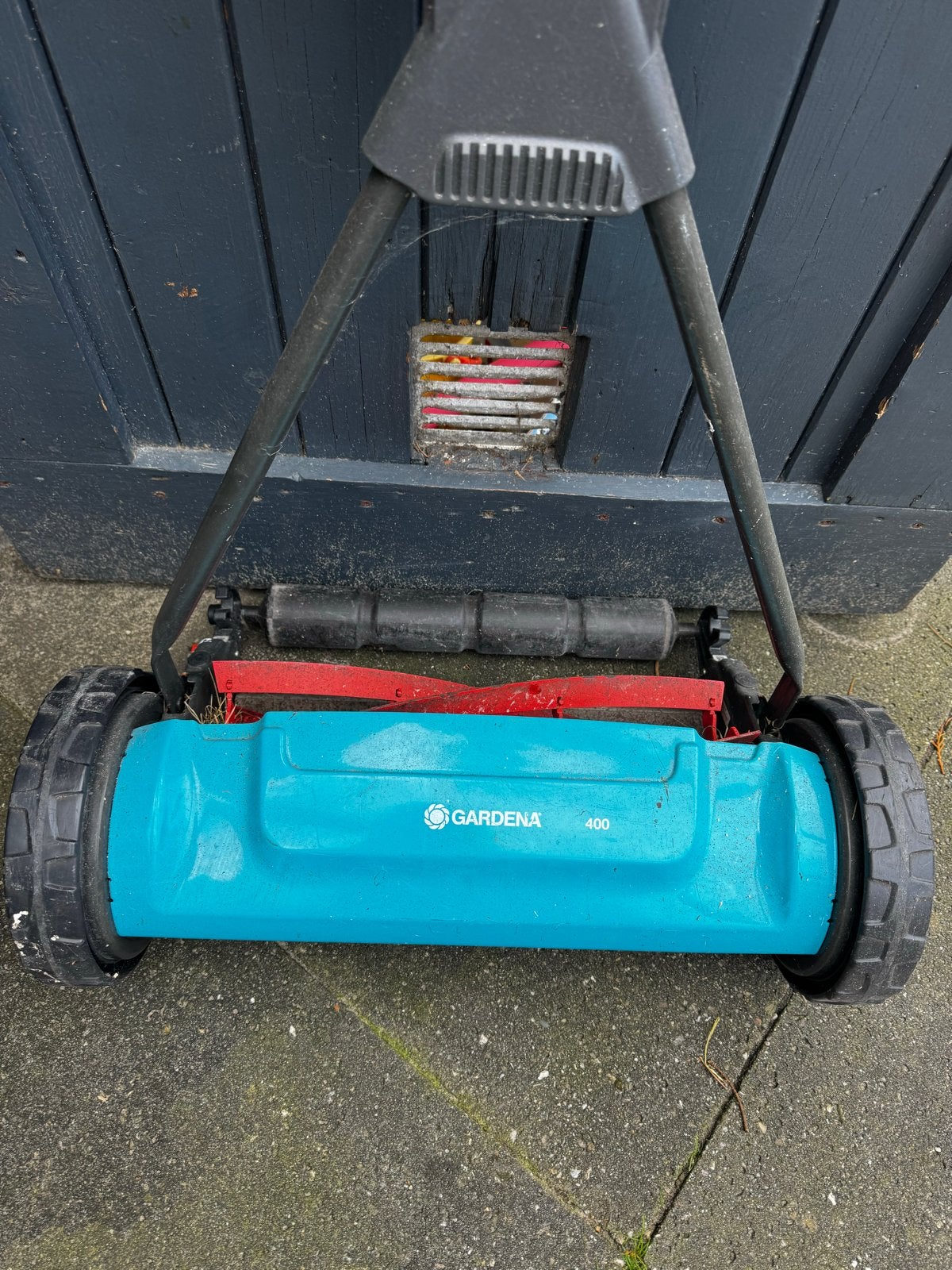 Gardena 400 Handgrasmaaier, Tuin en Terras, Ophalen, Handgrasmaaier, Zo goed als nieuw, 30 t/m 39 cm