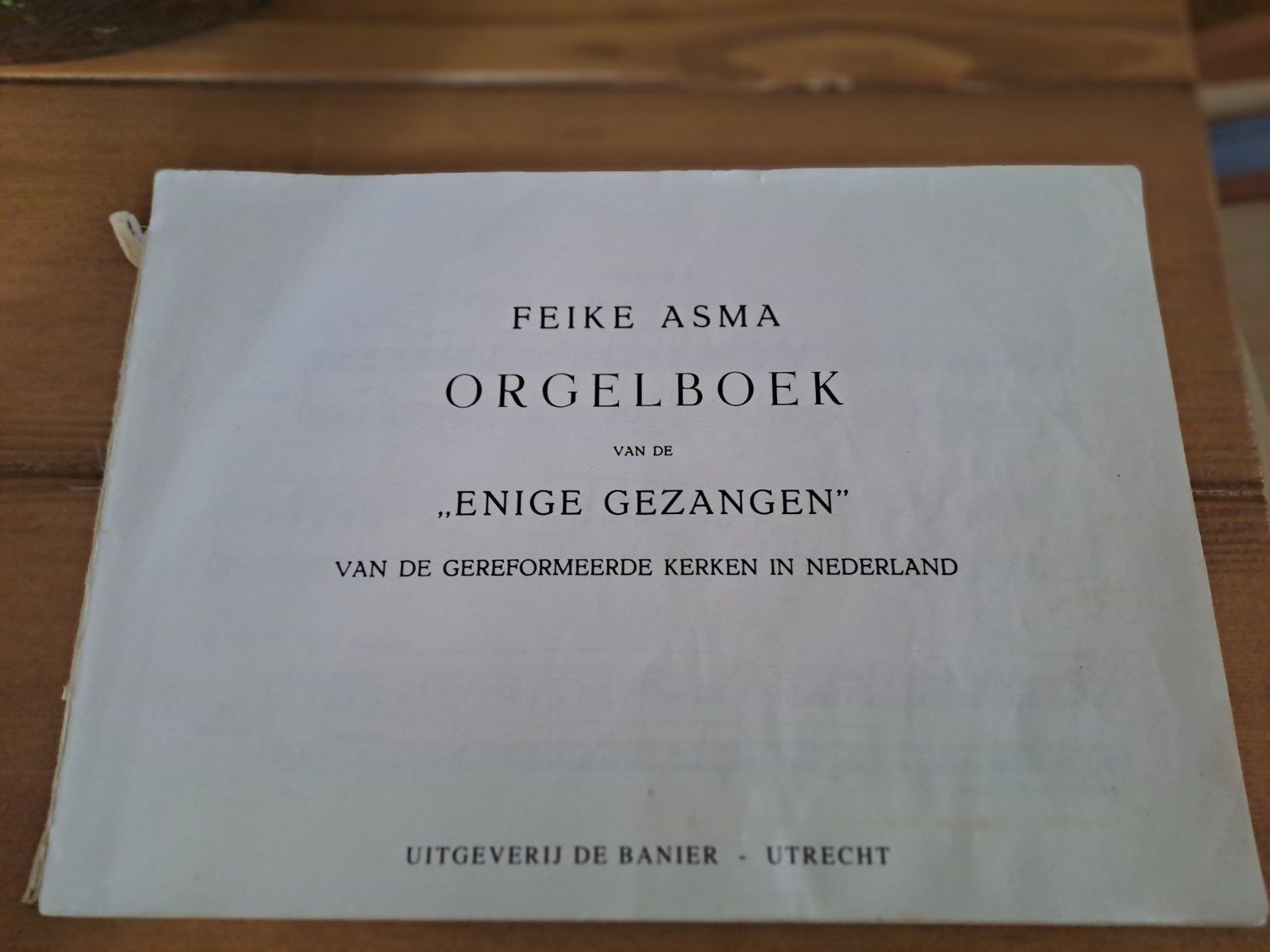 Feike asma orgelboek, Gelezen, Feike Asma, Ophalen of Verzenden, Overige onderwerpen