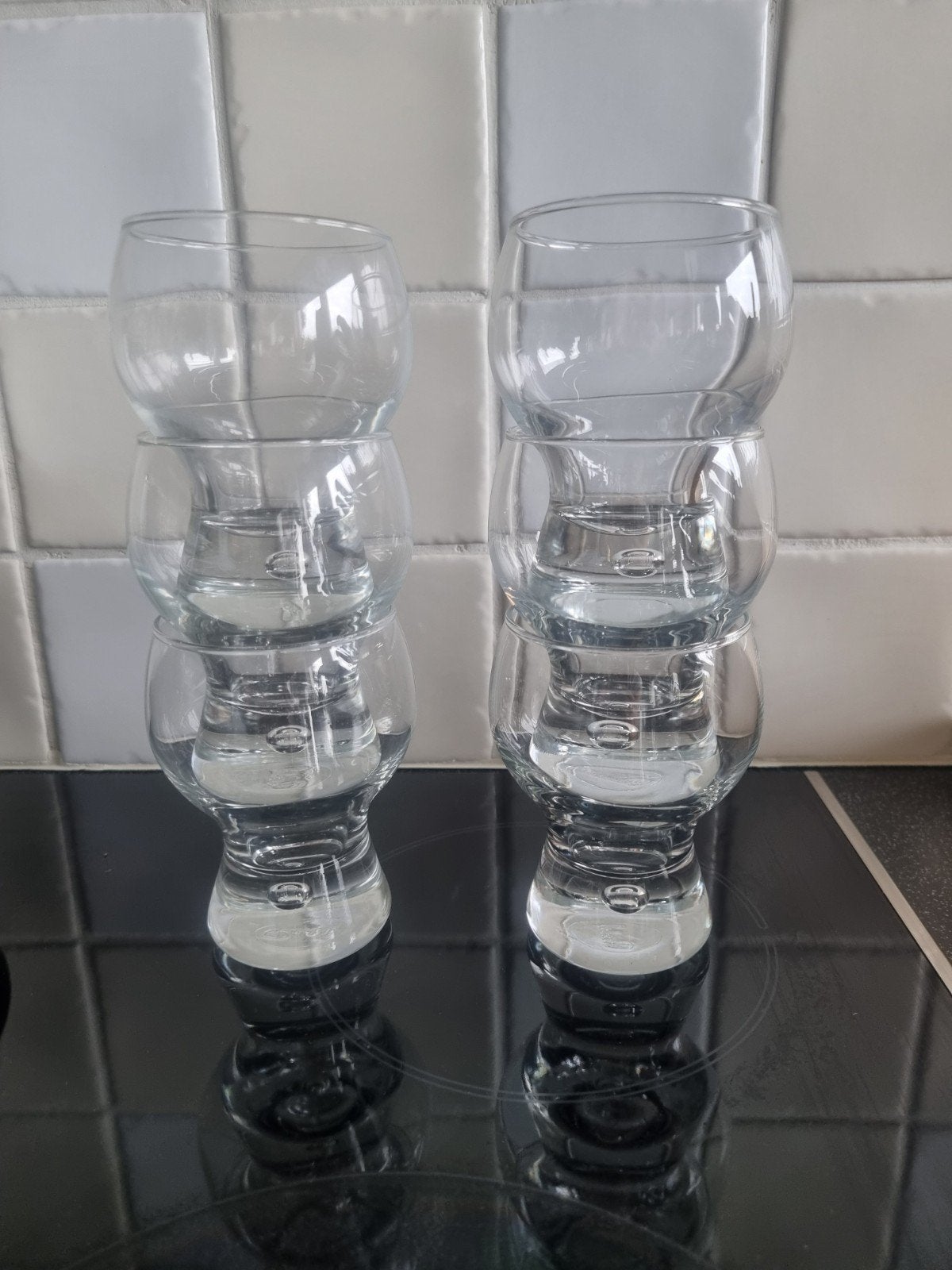 Set van 6 Riedel sapglazen wijnglazen glazen, Ophalen of Verzenden, Zo goed als nieuw, Overige merken, Glas