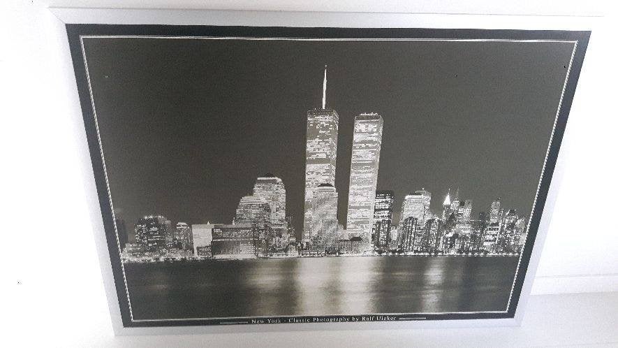 New York Twin Towers foto schilderij van IKEA, Ophalen