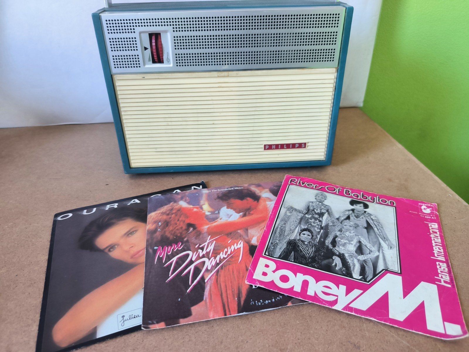 Vintage Philips Platenspeler - Draagbaar, Ophalen of Verzenden, Gebruikt, Philips